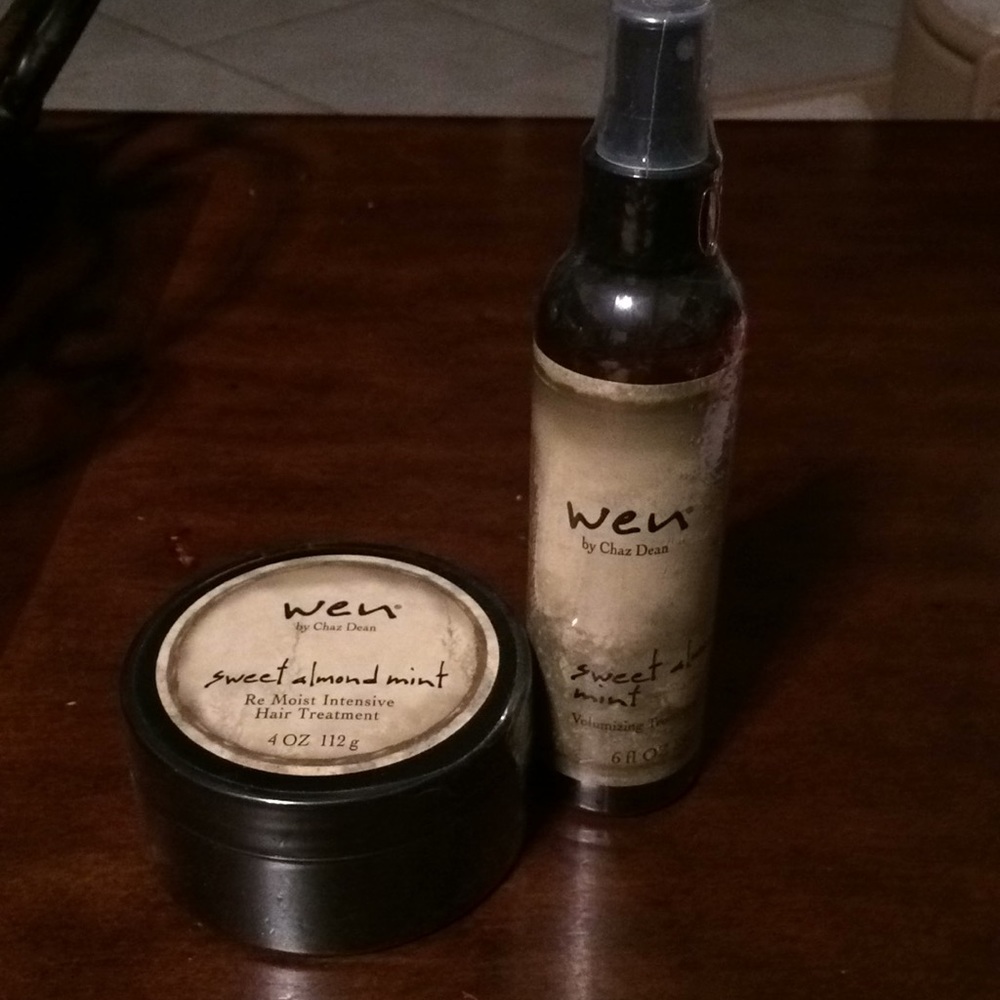 NEW WEN SWEET ALMOND MINT HAIR TREATMENT & APRAY